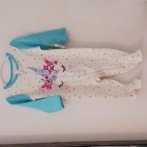 NWT Unicorn Footie One-Piece